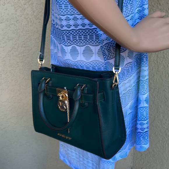 Michael Kors Hamilton Small Satchel Shoulder Crossbody Bag - Picture 5 of 16